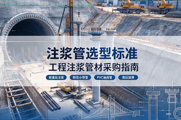 贵州注浆管选型标准