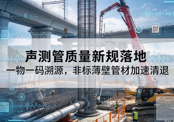 贵州声测管质量新规落地，一物一码溯源，非标薄壁管材加速清退