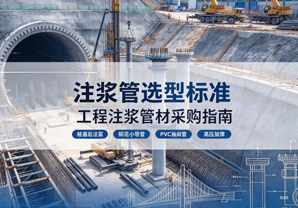 贵州注浆管选型标准